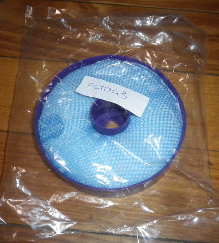 Dyson DC33, DC33i Compatible Washable Pre Motor Filter - Part # FILTD43