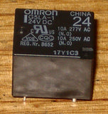 Omron 24Volt Relay - SPDT 240VAC, 10Amp Contacts - Part # G5LA-1-24