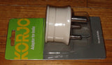 Korjo Australian to India Travel Plug Adaptor - Part # KA-IN