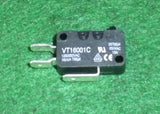 General Purpose SPDT Microswitch with 6.4mm Spade Terminals - Part # MS106