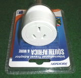 Jackson Australian/NZ to South Africa Travel Plug Adaptor - Part # PTA8812