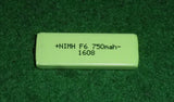 Prismatic NiMH 750mAh Rechargeable Battery - Part # RB603