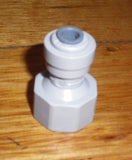 Fridge Water Connection Adaptor 1/2" BSP to 1/4" Water Hose - Part # RF298