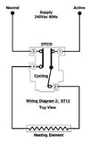 Electric Hot Water Thermostat & Cutout 50-70 Degrees C - ST1201133