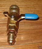 R410A 1/4-5/16 Adaptor & Shutoff Valve - Part No. RF498