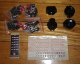 Handy Gas or Electric Stove Black Control Knob Kit (Pkt 4) - Part No. UK-40B4