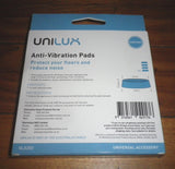 Unilux Anti-Vibration, Anti-Slip Pads for Appliances or Furniture (pkt 4) - Part # ULX202