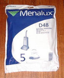 Panasonic Upright MC-E40, MC-E450, MC-E550, MC-E3000 Series Vacuum Bags # D48