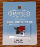 CEC-CDC MC14, MC20 Compatible Turntable Stylus - Stanfield # D569SR