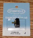 Elyptical Turntable Stylus fits Shure N95ED - Stanfield Part # D606ED