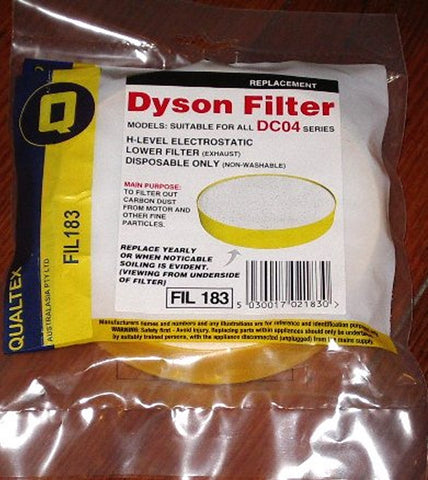 Dyson DC04 Vacuum Cleaner H-Level Post Motor Filter - Part # FIL183