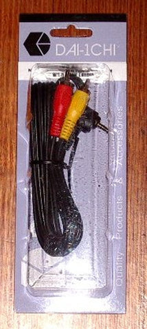 AV Lead - 3 X RCA Plugs to 3.5mm Plug 1.5 metre - Part # VC86